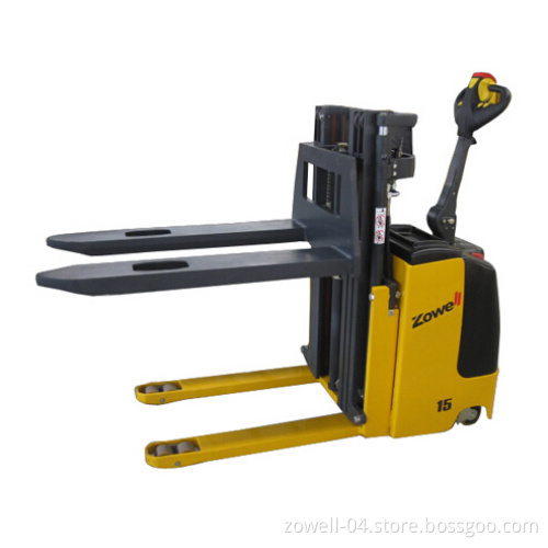 Electric Stacker with Ultra Low-Height Mast
